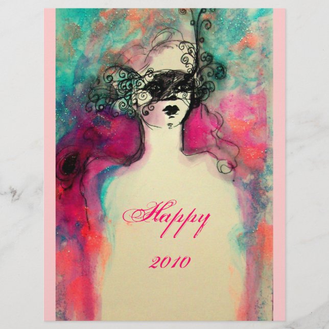 CHARM/Rosa Guld Blommigt Sparkles Reklamblad (Framsidan)