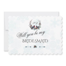 Charm Vinterkrans Kommer Du Att Vara Min Brudtjäna