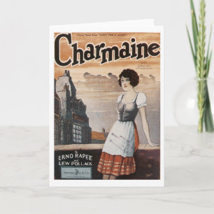 Charmaine Vintage Songbook Cover Kort