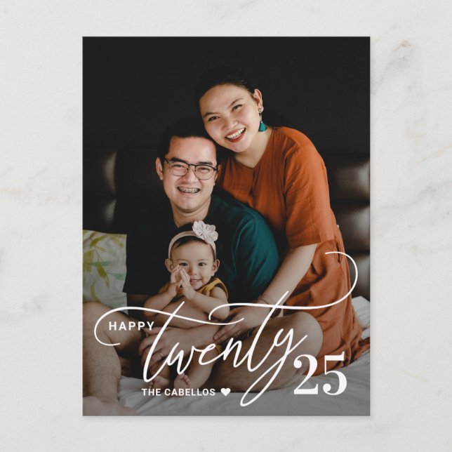 Charmant tjugo glad påsk photo postkort helg vykort (Framsida)