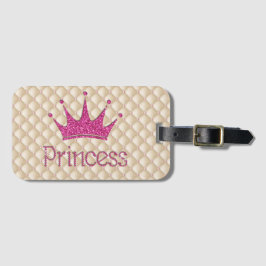 Charmanta Eleganta Pärlor, Tiara, Prinsessa, Glitt Bagagebricka