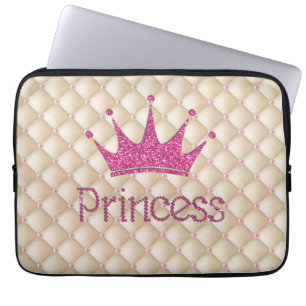 Charmanta Eleganta Pärlor, Tiara, Prinsessa, Glitt Laptop Fodral