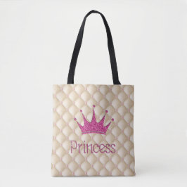 Charmanta Eleganta Pärlor, Tiara, Prinsessa, Glitt Tygkasse