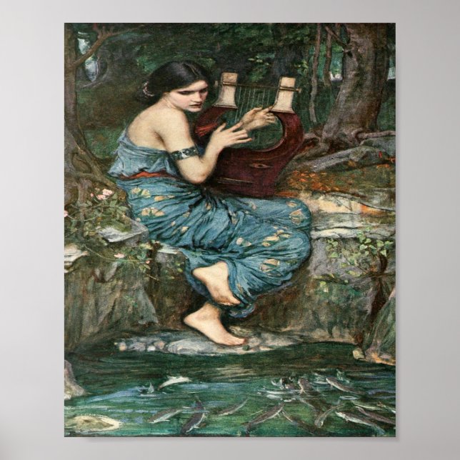 Charmer av John William Waterhouse Poster (Framsidan)
