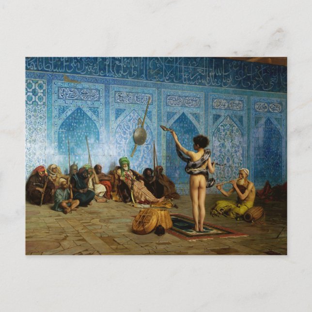 Charmer of Serpents Vykort (Framsida)