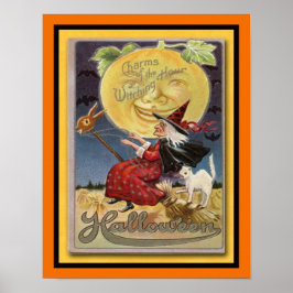 Charmer på Witching Hour Halloween-Poster Poster
