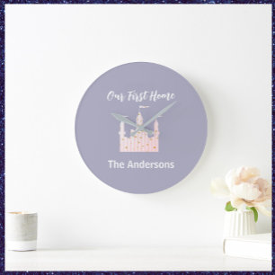 Charmera vår första hemslott stor klocka