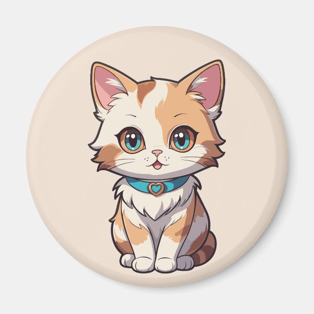 Charmerande kute-design magnet (Framsidan)