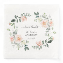 Charmfull vattenfärg rosablommande vit vit bryllop