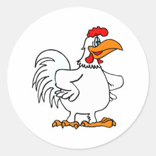 Charmichael Chicken Runt Klistermärke