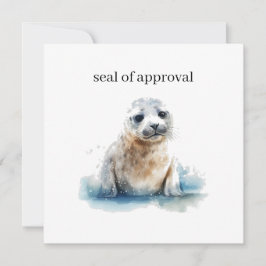 Charmig akvarellsälvalp, anpassad inbjudningar