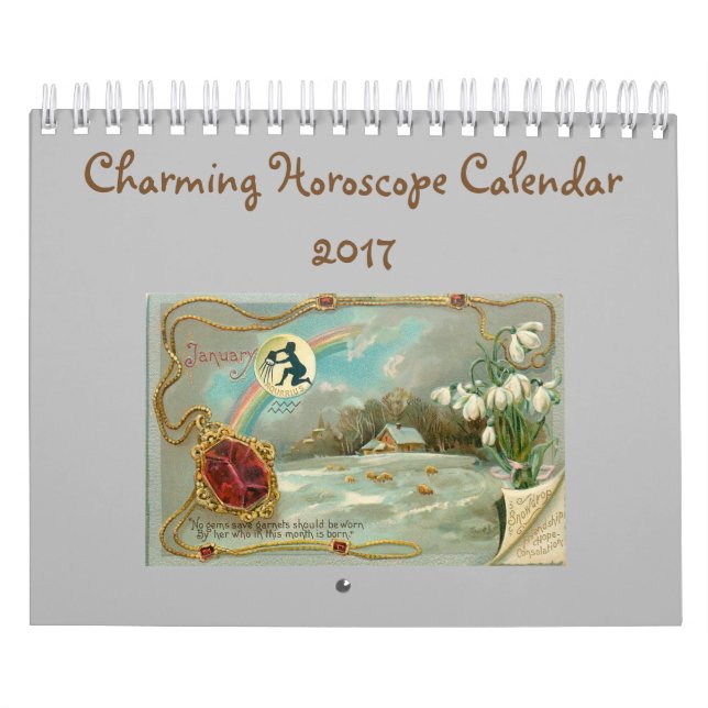 Charmig astrologikalender kalender (Omslag)