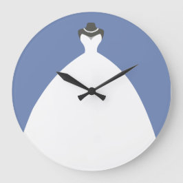 Charmig bröllopsklänning stor klocka