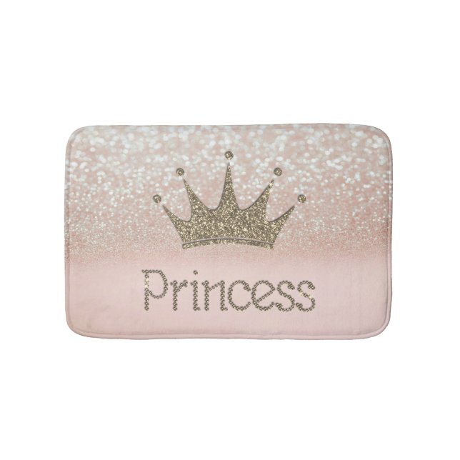 Charmig Chic Tiara, Prinsessa, Glitter Bokeh Badrumsmatta (Framsidan)