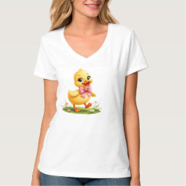 Charmig design på ankunge, glad djurkonst  t shirt