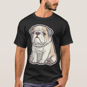 Charmig engelsk bulldogg: En lojal följeslagare T Shirt