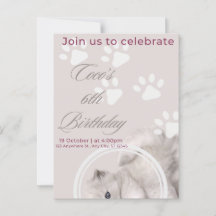 Charmig födelseinvitation | Kan anpassas