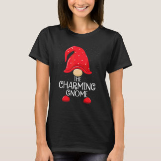Charmig Gnom Matchande Familjegrupp Jul Par T Shirt