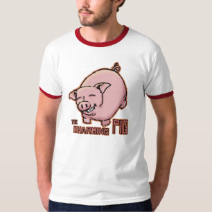 Charmig grisRingerskjorta T Shirt