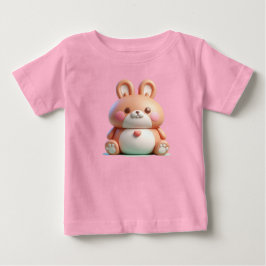 Charmig kanin i fantasifull ställning t shirt
