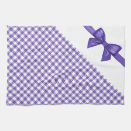 Charmig kulinarisk komedi: Den lila Vichy Kökshandduk