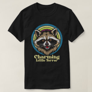 Charmig litet skräckis klassisk soptranspanda t shirt