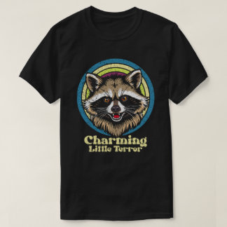 Charmig litet skräckis klassisk soptranspanda t shirt