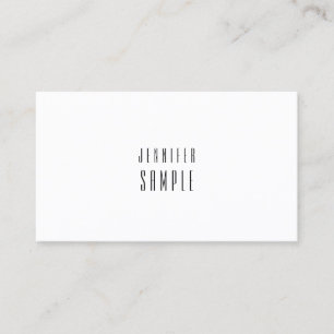 Charmig modern minimalistisk design klar enkel visitkort