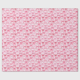 charmig rosa slingamönster presentpapper