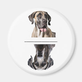 Charmig Större Tysk Dane Diskmaskin Magnet