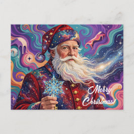 Charmig Surreal Tomte Vykort
