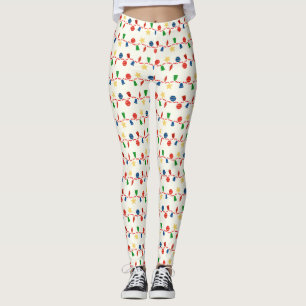 Charmiga retro juldekorationer leggings