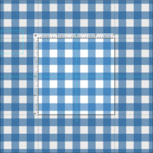 Charmigt Blått Gingham