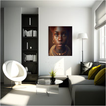 Charming African Woman Porträtt