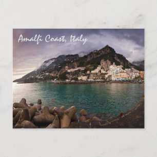 Charming Amalfi Kusten, Italien Seaside Town Vykort