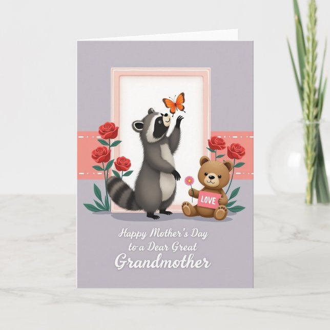 Charming Animals Morsdags kort (Framsida)