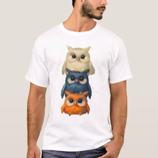 Charming Anime-Stil Uggla Stacks T Shirt