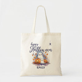 Charming Anpassade Halloween Bus eller godis Bag Tygkasse