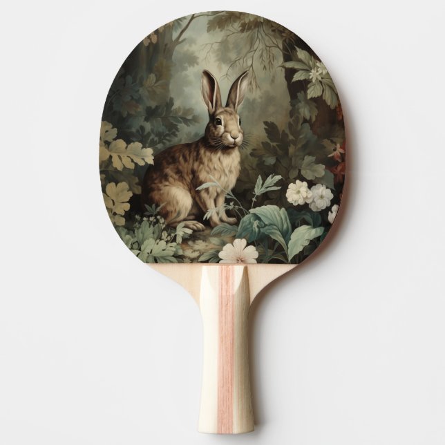 Charming Antique Hare i Lush Forest Pingisracket (Framsidan)