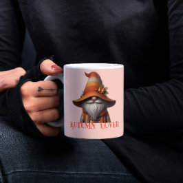 Charming Autumn Gnome Älskare - Mysigt Fall Vibes Kaffemugg