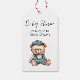 Charming Baby Shower Gift och favorittaggar Presentetikett
