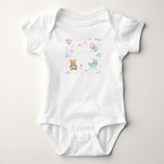 Charming Baby Shower-samling | Cute-inbjudningar T Shirt (Framsida)