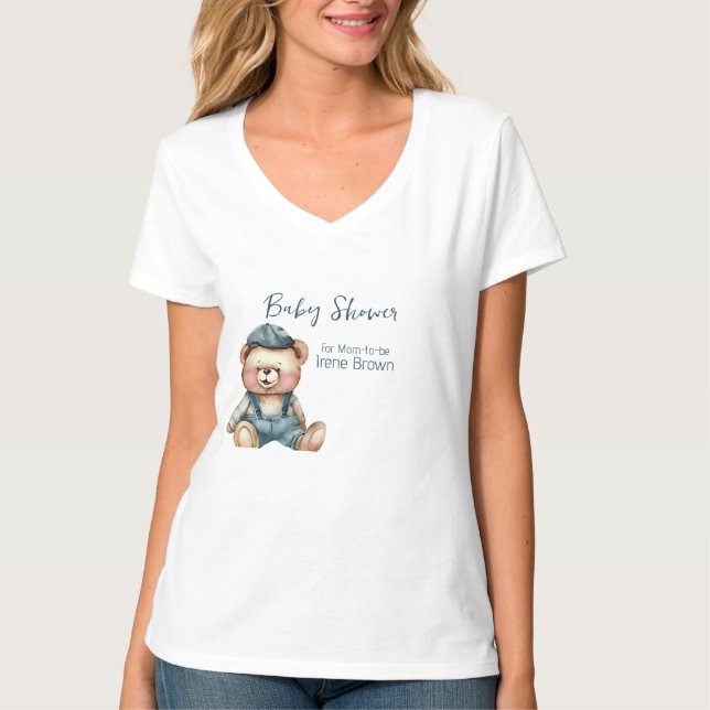 Charming Baby Shower T-Shirt (Framsida)