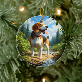 Charming Beagle Keepsake Julgransprydnad Keramik