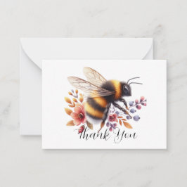 Charming Bee Tack Anteckningskort