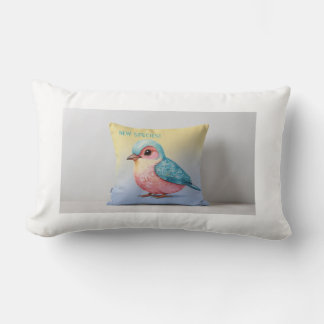 "Charming Bird Design Pillows for a ature-Inspire Lumbarkudde