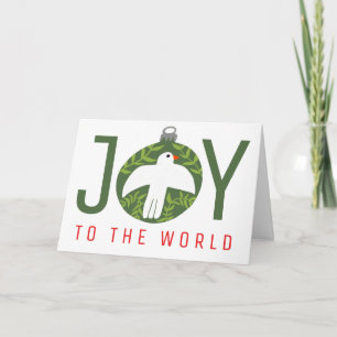Charming Bird Dove jul Ornament Julafton Helgdag Kort