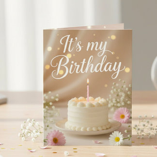Charming Birthday Invitation Card-for all ages. Kort