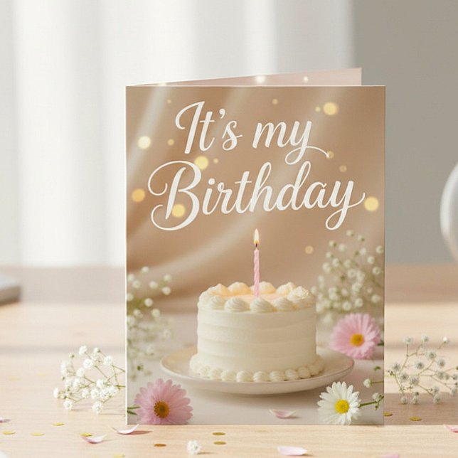 Charming Birthday Invitation Card-for all ages. Kort (Skapare uppladdad)