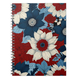 Charming Blommigt Anteckningsbok